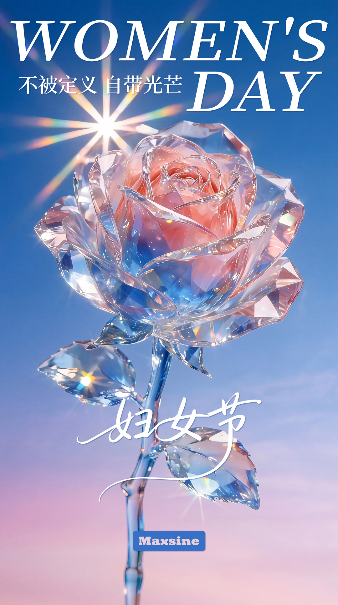 不被定義 自帶光芒 | 邁信祝妳節日快樂！